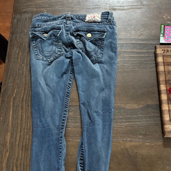 True Religion Blue Straight Leg Jeans - Picture 3 of 3